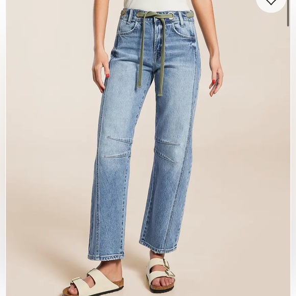 Vervet Kate barrel high rise stretch jean - Picture 1 of 5